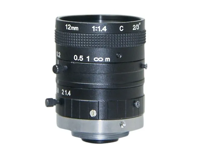 Objectif 5Mpx Focale 12mm F1.4 Monture C