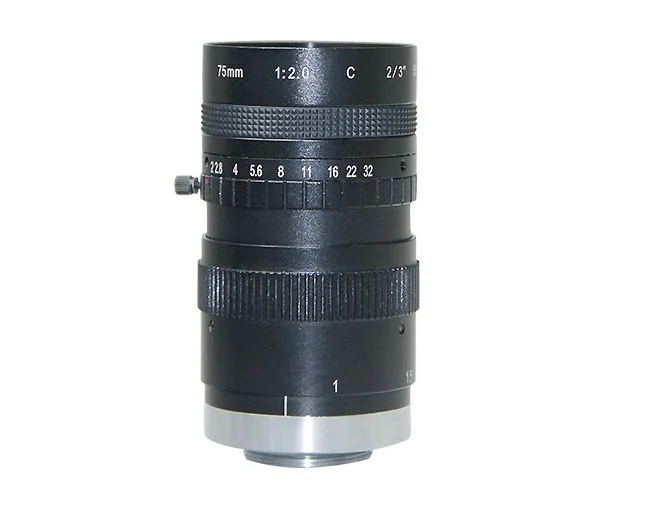 Objectif 5Mpx Focale 75mm F2.0 Monture C