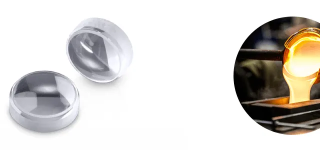 Différentes Lentilles en Verre Moulé - Lentilles