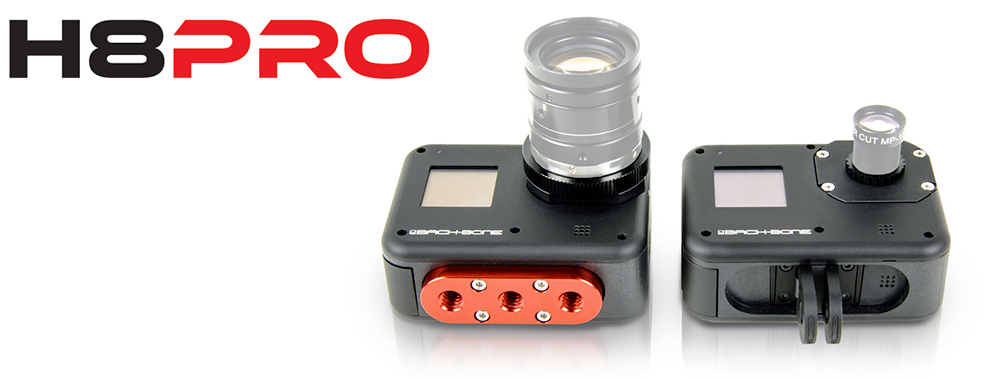 H8Pro - Caméra GoPro HERO 8 Black modifiée ribcage