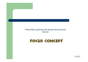 Prsentation Focus Concept