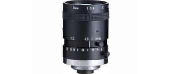 Objectif monture C</br>5Mpx-Focale 8mm-F1.4