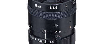 Objectif monture C</br>5Mpx-Focale 16mm-F1.4