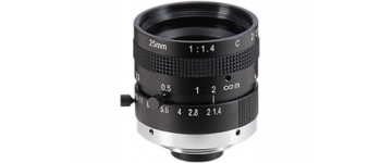 Objectif monture C</br>5Mpx-Focale 25mm-F1.4